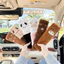 CUTE PHIM HOẠT HÌNH GHẾ XE BÌA VAI Mềm Mại Thoải Mái Miếng Lót Vai Đa Năng Xe Trang Trí Nội Thất