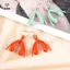 Bông tai thời trang mới Clitoris dành cho nữ Bông tai thả đầy màu sắc tối giản Quà tặng trang sức [Mina]