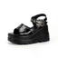 Giày Sandal Đế Dày Gothic Mùa Hè Phong Cách Punk Hot Girl 9cm Nhện Thêu Mạng Nhện Khóa Giày Nữ Phong Cách Gothic Giày Nữ Châu Âu Mỹ Size Lớn Giày Nữ20260527