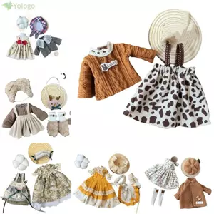 YOLOGO 1 / 6 cho Bộ trang phục búp bê BJD, Quần áo búp bê 30cm xinh xắn dễ thương, Đầm búp bê phong cách rừng thời trang thông thường hợp thời trang cho quà tặng bé gái