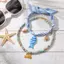 THEGIRL8B Mặt Dây Chuyền Cá, Mặt Dây Chuyền Đính Hạt Handmade Đầy Màu Sắc, Đi Biển Kỳ Nghỉ Boho Đính Hạt Dây Xích Phụ Kiện Nữ Dễ Thương Vòng Cổ Cá Nhiệt Đới Quà Tặng Dịp