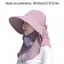 JULYHOT Mùa Hè Qui Sấy UV Bảo Vệ Người Cá Mũ Mặt Ne Bao Câu Cá Ngoài Trời Đi Xe Đạp Có Thể Tháo Rời Tấm Che Mũ Nữ Buet Mũ Massivedeals
