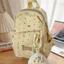 SQ11 Mặt dây chuyền miễn phí Polka Dot Schoolbag dành cho học sinh Ba lô đi làm đa năng dung tích lớn đa năng