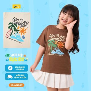 [DREAM TEAM] Áo thun trẻ em YODY in hình trẻ trung, có đồng phục gia đình, đội nhóm KCTS26S004