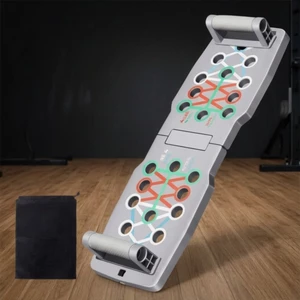 Bảng bấm có thể gập lại Bảng đẩy lên có tay cầm Đế đẩy lên chống trượt cho người mới bắt đầu, Phòng tập thể dục tại nhà