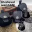 GIL Retro Túi Thắt Lưng, Giả Da Cosplay Đạo Cụ Túi Thắt Lưng Ngoài Trời, Punk Dây Rút Có Thể Treo Nam Fanny Pack