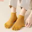 THEGIRL8B Tất Năm Ngón Nam, Tất Năm Ngón Chống Trơn Trượt Hàng Dệt Kim, Lưới Hút Mồ Hôi Thấp Cắt Chống Mùi Cotton Thể Thao Mùa Xuân Hè