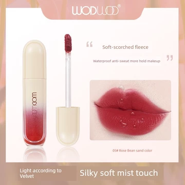 son bóng son bóng chính hãng Niche Thương Hiệu Nhung Matte Light Cream Lip Gloss Lip Gloss Lip Gloss Mud Cheek Dual-use Velvet Matte Mat