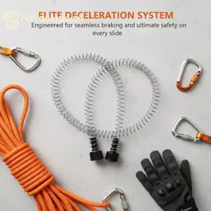 GE Mới Zipline Lò Xo Phanh Thép Không Gỉ Zip Dòng Lò Xo Phanh Hạng Nặng Zipline Phanh Tốc Độ Giảm Tốc Lò Xo Phanh VN