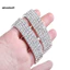 MIC _ Bracelet Thiết kế kim cương giả Vòng tay đeo tay thời trang bằng hợp kim đàn hồi để đeo hàng ngày