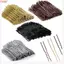 THEGIRL8B 50 Cái Hình Chữ U Barrette, Kẹp Sóng Tóc Salon Kẹp Tóc Kim Loại, Phụ Kiện Tóc Chắc Chắn Vô Hình 5 / 6 / 7cm Kẹp Tóc Kiểu Tóc Nữ