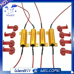 Đèn LED Chỉ Báo Chấn Lưu Tải Điện Trở Tốc Độ Flash Rơle Bật Bóng Đèn Tín Hiệu 50W 6 Ohm 4Piece