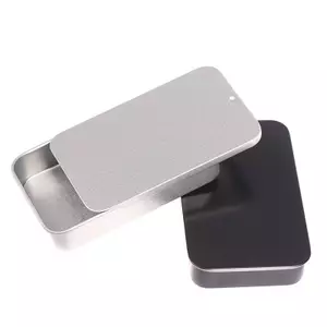 Hộp sắt Mini 80 * 50 * 15mm Hộp đựng hộp đựng hộp thiếc di động