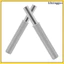 2 Chiếc Sửa Chữa Thùng Rác Phụ Kiện Giảm Chấn Yên Tĩnh Nhà Lon 7.60X1.1X1.1CM Bạc khxinggao