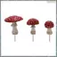 3 Cái / bộ Nấm Mini Phát Sáng Trong Bóng Tối Nhựa Thủ Công Vườn Cổ Tích Thu Nhỏ Trang Trí Sân Vườn Terrarium Các Bức Tượng Nhỏ Trang Trí Đỏ Trắng