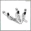 Đồng hồ đo cánh 100mm Khoảng cách Máy đo la bàn Chế biến gỗ Scriber Thiết bị cạnh đầu thép có thể điều chỉnh Dễ sử dụng