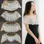 < Honeyba > Nữ Dệt Kim Rỗng Ra Khăn Choàng Quấn Đám Cưới Cô Dâu Đầm Dạ Hội Ren Khăn Choàng Cưới Hoa Hướng Dương Ren Shrug Cape Poncho Đẹp