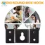 DIY Âm Thanh Hộp Âm Thanh Loa Treo Tường Sắt Móc Treo Tấm 5 Chiếc