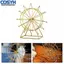 <cosyh>Stylish Gold Wheel Decor Contemporary Accent for Home and Office Decor