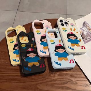 Ốp lưng cô gái kem dễ thương cho iPhone17promax 16/15plus trẻ thơ 14/13/12