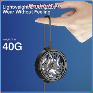 Tản nhiệt điện thoại di động MARBLEM, Quạt làm mát điện thoại USB ABS + PC, Mini Turbo Hurricane Trọng lượng nhẹ Khóa căng USB Tản nhiệt Điện thoại di động