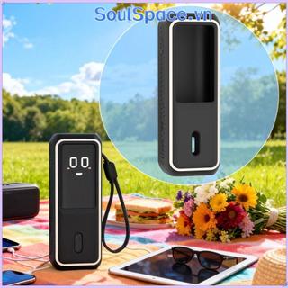 SOULSPACE Silicone Mang theo, Vỏ bảo vệ ngân hàng điện chống rơi, Bộ sạc điện thoại chống trầy xước linh hoạt chống sốc cho du lịch Anker Zolo165W 25000mAh