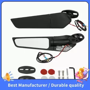 Gương chiếu hậu cánh gió cố định cho xe máy cho gương chiếu hậu CBR650R CBR500R có đèn báo rẽ