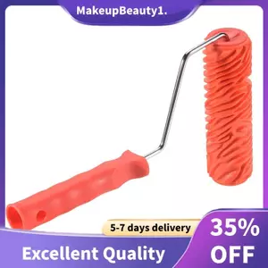 Con lăn vẽ sọc nổi 7 inch có tay cầm để trang trí tường