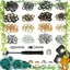 Bộ Dụng Cụ Grommet 1 / 2 Inch 120 Bộ, 2 Tùy Chọn Chiều Cao, Khoen & Grommets Với 4 Dụng Cụ Lắp Đặt, Cho Da, Dự Án DIY