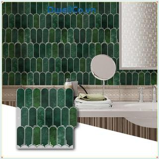 Nhãn dán tường DWELLCO, Ngói tường tự dính chống thấm nước, Cân cá di động PVC chống nấm mốc cho phòng tắm nhà bếp