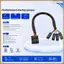 Bo Mạch Chủ Reset Power SW Switch Jumper Cable cho Front F _ PANEL 9PIN Kết Nối Cáp Chuyển Đổi Cáp Khởi Động