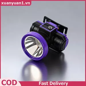 Đèn pha LED cầm tay XUAN 3 chế độ Đèn trắng có thể sạc lại di động cho chó thể thao ban đêm ngoài trời đi bộ VN