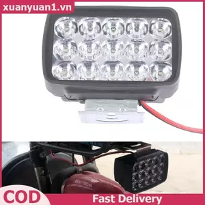 XUAN Đèn Pha Xe Máy Điểm 15 LED 1000LM Cho Motos ATV Xe Tay Ga Chiếu Sáng VN