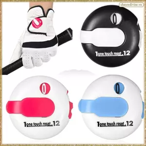 Mini Cho Bộ đếm điểm Golf-3 Chiếc Theo dõi đột quỵ nhỏ gọn có thiết lập lại, Dễ dàng gắn vào Găng tay ghi bàn cho trò chơi Golf
