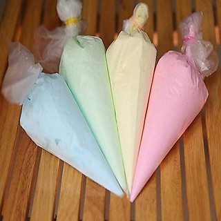 Túi bắt kem nilong vỏ sần dùng để bóp, bắt bông kem - combo 100 cái