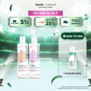 Bộ Dung Dịch Vệ Sinh Phụ Nữ Lactacyd Soft & Silky Dưỡng Ẩm 250ml + Pro Sensitive Cho Da Nhạy Cảm 250ml