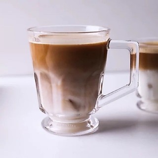Cốc thủy tinh với thiết kế chân đế độc đáo – Bền chắc và thời trang, dung tích 300ml cao cấp