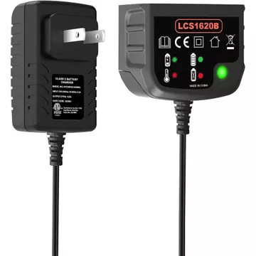 Sạc 20V Tương Thích Với Đen Và Decker 20V Max Pin Lithium LBXR20 LBXR2020 Sạc Thay Thế Cho Pin Sạc LCS1620 BDC202B Cho Pin Khoan