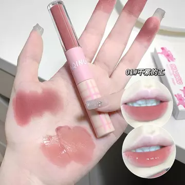 son black rouge son bóng black rouge Hai Đầu Bóng Matte Mirror Water Gloss Lip Gloss Matte Velvet Làm Trắng Son Môi Không Phai Màu Học Sinh Pseu