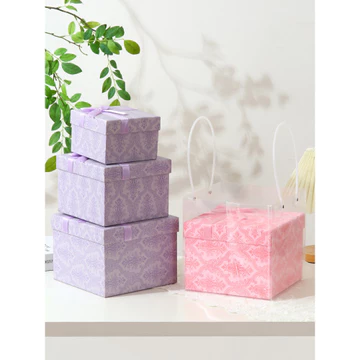 hộp đựng quà tặng hộp đựng quà sinh nhật Hộp Quà Tặng Hộp Trống Hộp Quà Sinh Nhật Vuông Quà Lớn Phong Cách Mới Cao Cấp Cưới Kèm Tặng