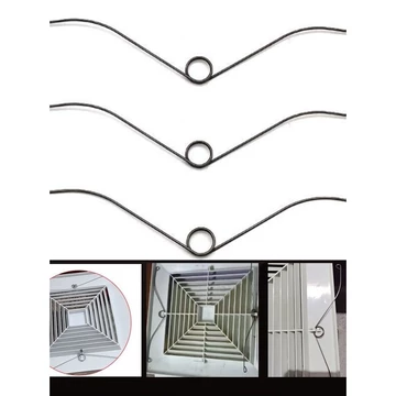 Khóa Thép không gỉ Trần Trần Quạt Thông Gió Ống Xả Quạt Trần Xả Mặt nạ Bảng Điều Khiển Lò Xo Quạt Xả Phụ Kiện