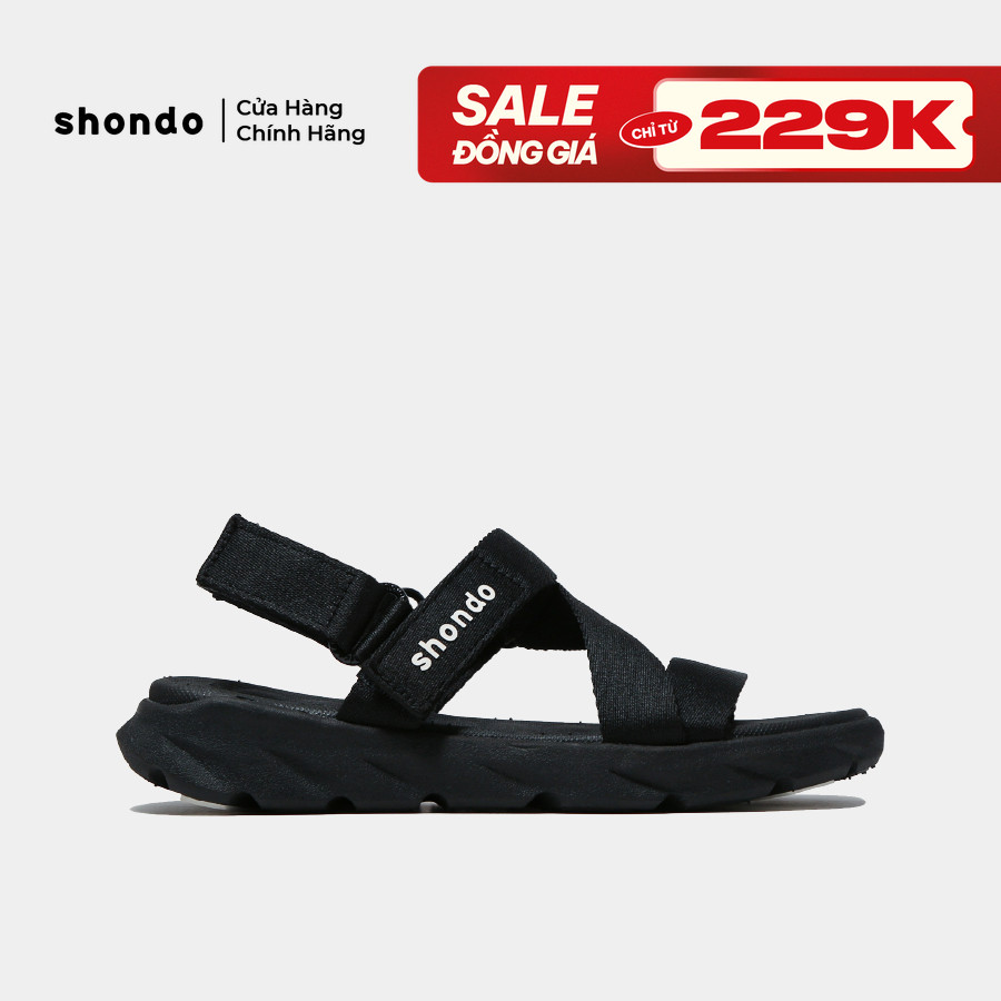 Giày sandals Shondo F6 Sport màu đen