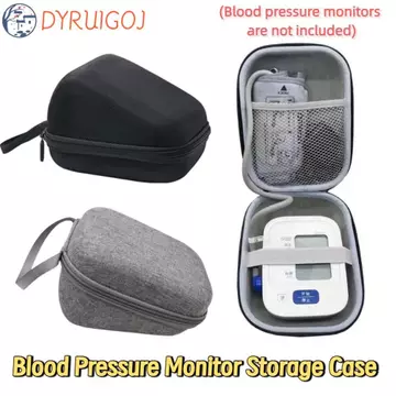 Hộp đựng máy đo huyết áp DYRUIDOJ, Túi bảo vệ máy đo huyết áp vỏ cứng di động, Thiết kế lưới Vỏ cứng tam giác chống nước cho máy đo huyết áp