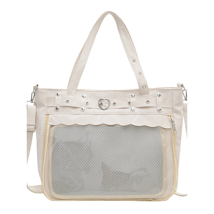 Women's Cute Clear Jelly Shoulder Bag – Large, Mini, for School – 6