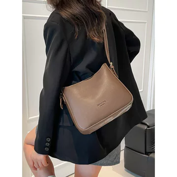 Women's Elegant PU Leather Tote Bag – Large, for Work