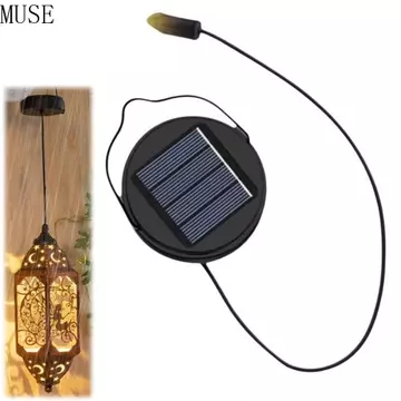 Đèn năng lượng mặt trời MUSE Thay thế, Đèn treo LED năng lượng mặt trời chạy bằng năng lượng mặt trời DIY, Đèn chiếu sáng ngoài trời Đèn trắng đen chống nước ngoài trời Đèn trang trí năng lượng mặt tr