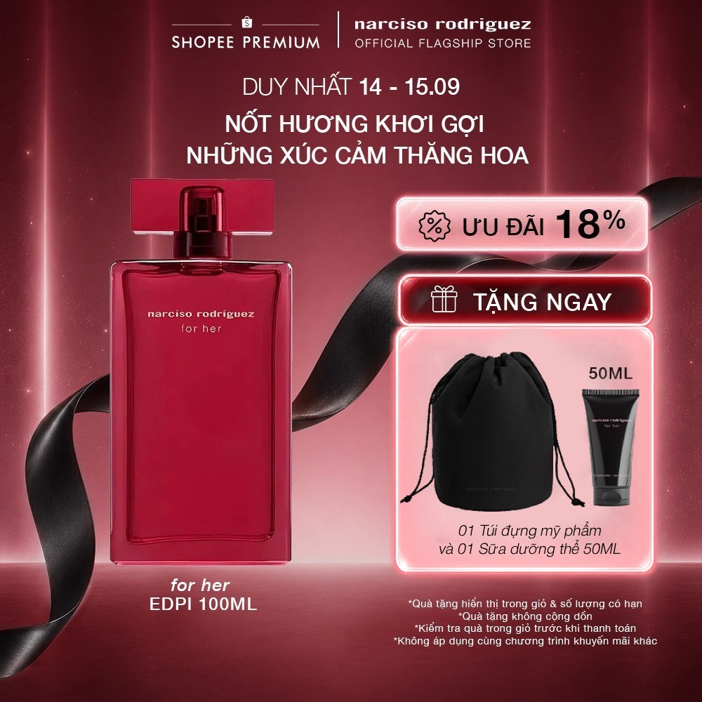Nước Hoa nữ Narciso Rodriguez For Her Eau De Parfum Intense 100ml