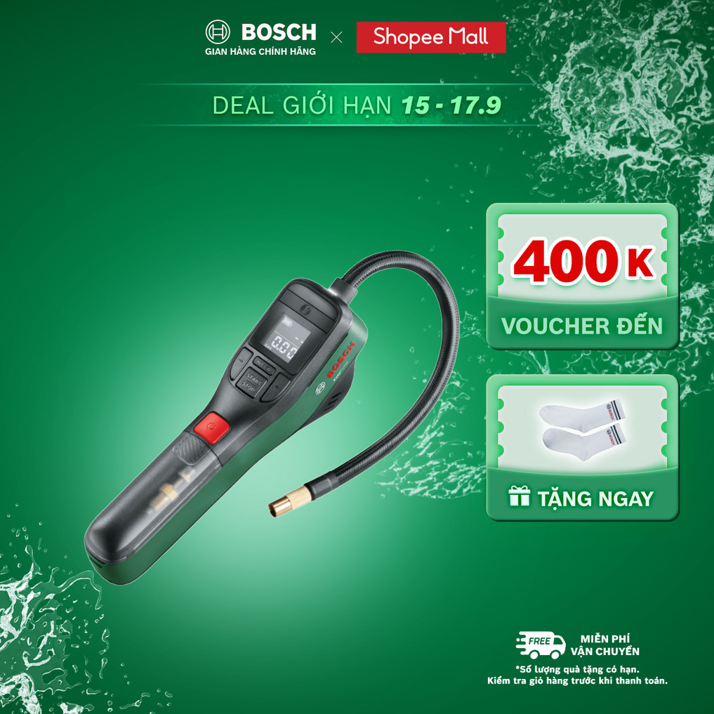 Máy bơm hơi cầm tay đa năng Bosch