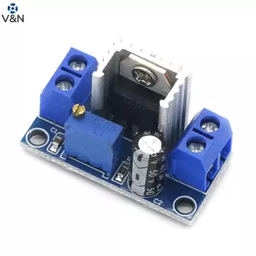 Bộ chuyển đổi V & N LM317 DC-DC Mô-đun bảng mạch bước xuống Bộ điều chỉnh tuyến tính LM317 Bộ điều chỉnh điện áp có thể điều chỉnh Nguồn điện.