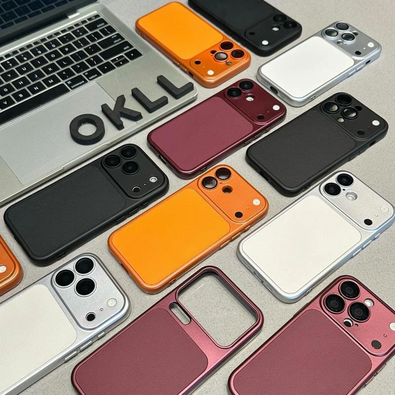 Thay đổi sang iPhone 18 Pro Max cho 17 16 15 14 13 12 Pro Ốp lưng bảo vệ ống kính máy ảnh đầy đủ cove da mờ sang trọng chống sốc Mặt sau bảo vệ